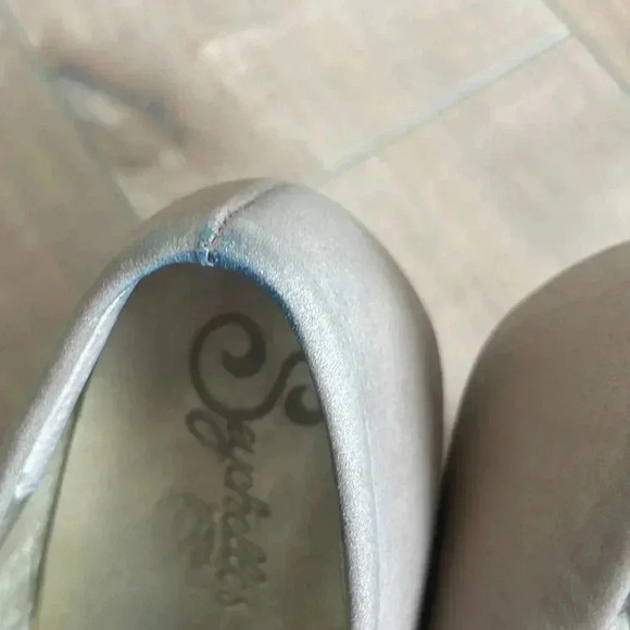 Seychelles Women's Platform Wedge Shoes Wide Cinch Mid Strap Tan Gray Sz 10 - Picture 8 of 8